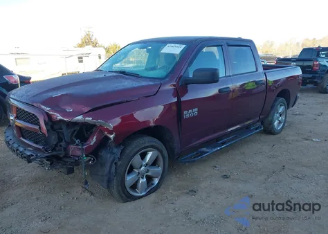 2018 Ram 1500 Express 4X4 5'7 Box from USA, damaged, VIN 1C6RR7KG8JS314217